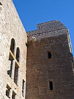 Chateau de Queribus, Donjon, Pt 10, Tour abritant un escalier a vis